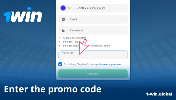Add promo code in the special field with “+” sign