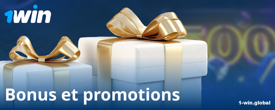 Bonus pour les joueurs français chez 1Win