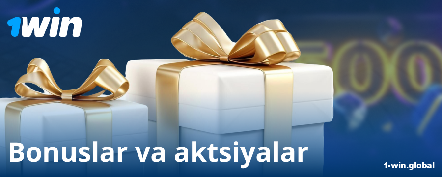 O‘zbekistonlik 1Win o‘yinchilari uchun bonuslar