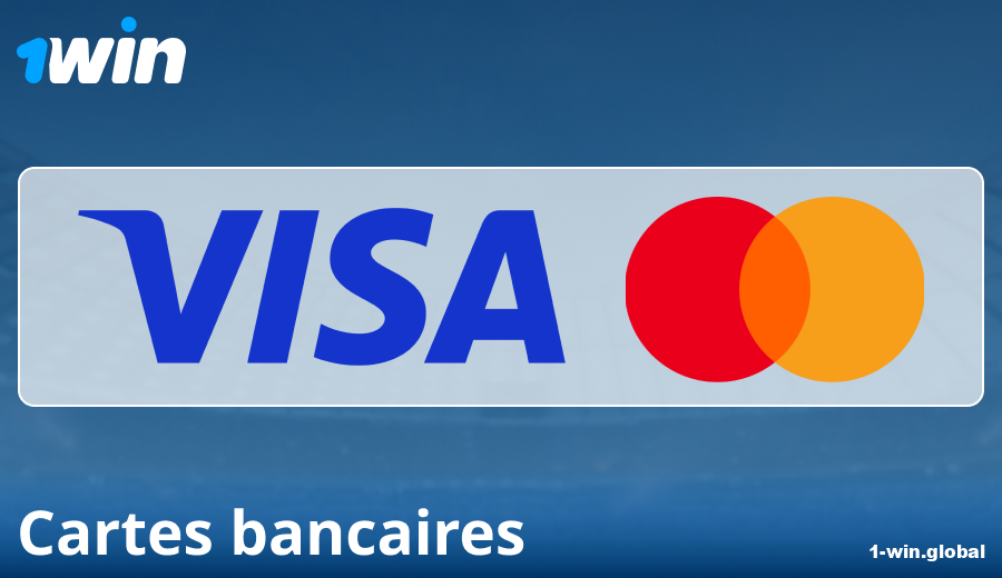 Caractéristiques des paiements par cartes bancaires chez 1Win FR