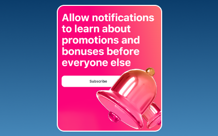 Notification bonus at 1Win