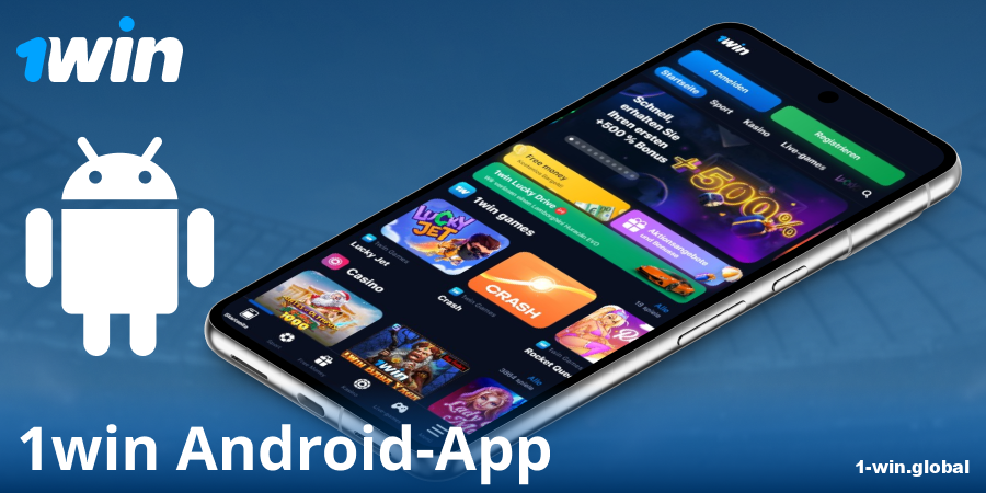 Die 1Win DE-App für Android herunterladen