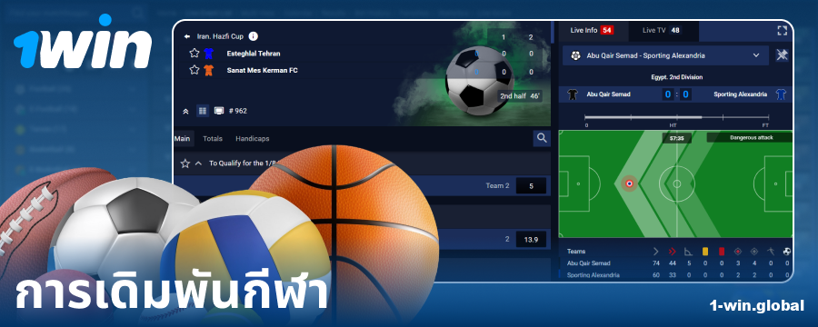เดิมพันกีฬากับเจ้ามือออนไลน์ 1Win ประเทศไทย
