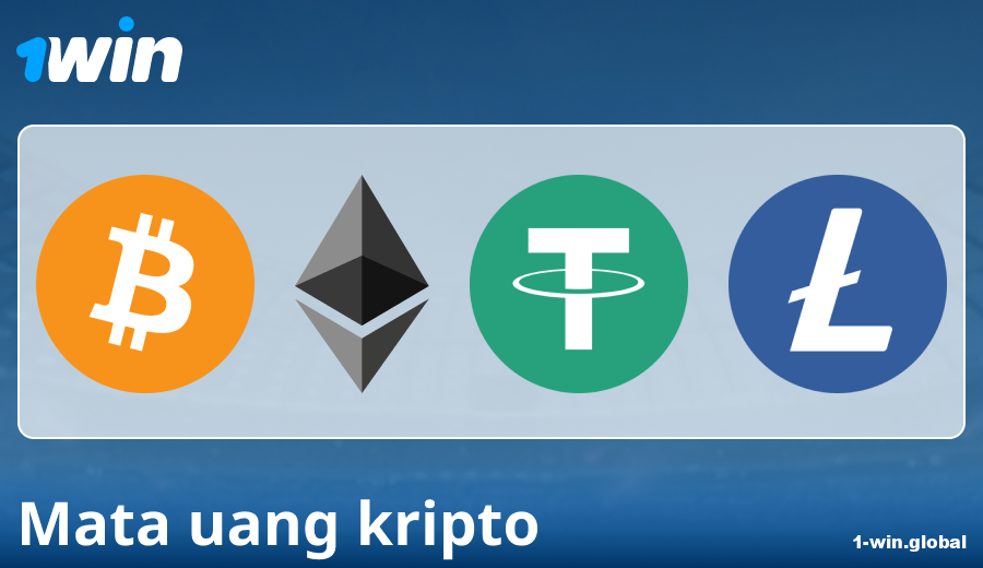 Fitur Pembayaran melalui Cryptocurrency di 1Win ID