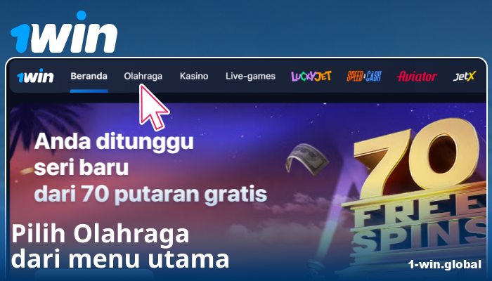 Pilih Kategori Olahraga di 1Win ID