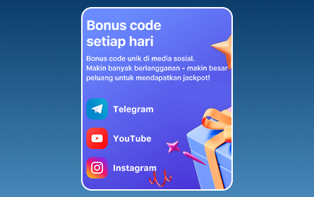 Bonus Media Sosial untuk Pemain 1Win ID